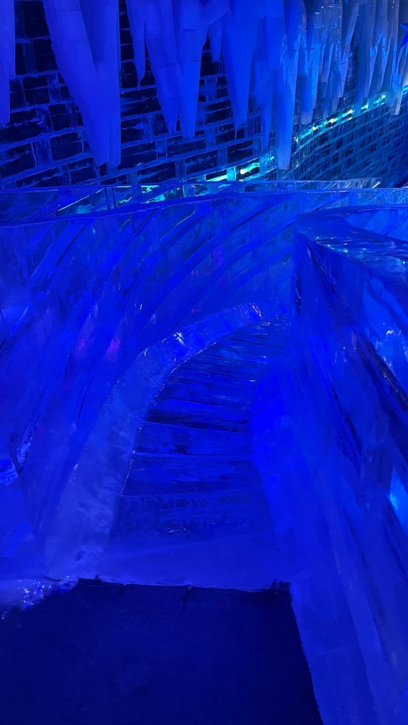 Ice sculptures at ICE! at Gaylord Rockies